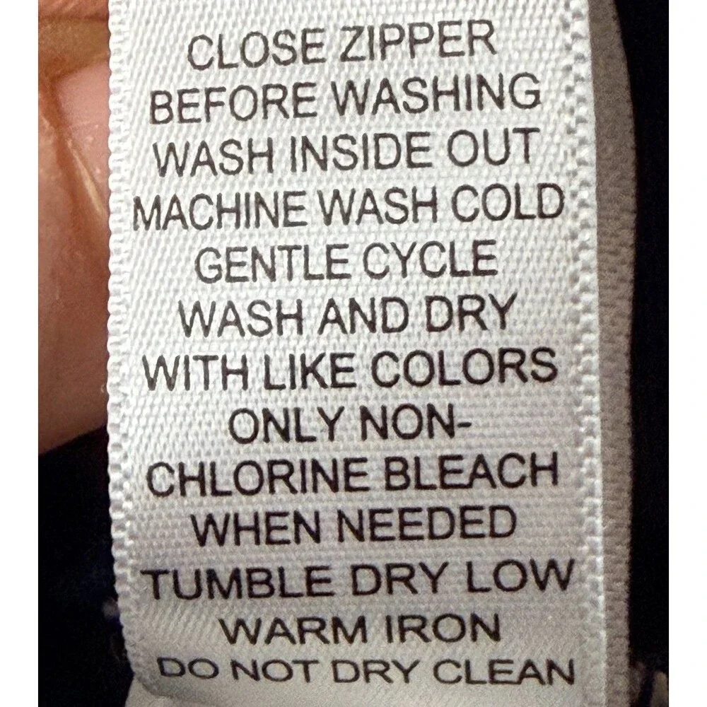 Banana Republic Mens Navy Blue Mixed Media Military‎ Utility Zip Jacket Medium